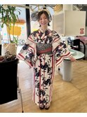 ヘアセット、着付け