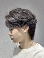 テクト バイアッシュ 吉祥寺店(Tect by Ash)&nbsp;ウルフフェザーパーマセンターパート毛流れパーマ