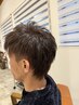 【男性限定】カット＋上質オーガニック白髪染め＋炭酸スパ￥7000