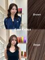 シア 春日部店(SHEER)&nbsp;ブリーチなしで作るベージュ、ブラウン系のカラー♪