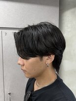 ニコ トウキョウ ロジック(nico TOKYO Logic)&nbsp;メンズセンターパートニュアンスパーマアップバング