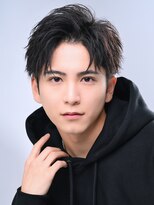 リップス 表参道店(LIPPS)&nbsp;アップバングショート【黒髪ツーブロック刈り上げ】