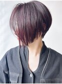【morio原宿】赤髪ショートボブ