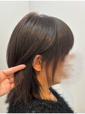 ウィッグでも自然なレイヤーカット