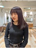 パープルブラウン[表参道/原宿/縮毛矯正]