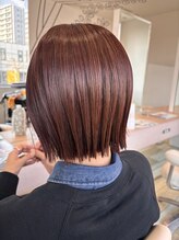ヘアークラフト アニー 南郷18丁目店(HAIR CRAFT Annie) ツヤツヤピンクボブ