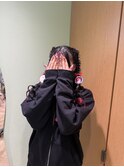 編み上げハーフツイン♪