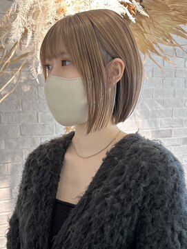 コルプラス(col +plus) 顎下ボブ/札幌ショート/札幌髪質改善/札幌白髪ぼかし