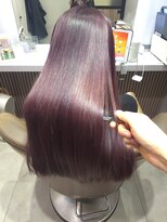 グリン 栄(grin) ピンクカラー 髪質改善プレミアムカラー