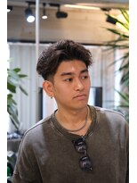 アップセット(UP SET)&nbsp;ピンパーマ、ツイストパーマ、スパイキーショート、大阪茨木市