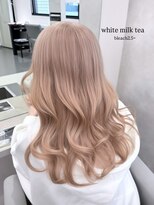ベレーザ 渋谷(BELEZA)&nbsp;18426_ミルクティーベージュセミロングレイヤーミルクブラウン