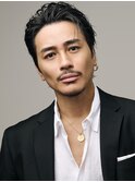 大人ルーズバック　MEN’S HAIR/リバースセンターパート/表参道