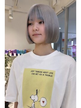 ステラ ヘア デザイン サロン(STELLA hair design salon) デザインカラー×ボブ【浅野】