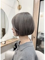 シア 北千住店(SHEER)&nbsp;ボブのグレーベージュカラー/SHEER北千住店
