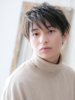 モッズヘアメン 札幌月寒店(mod's hair men)&nbsp;カジュアルくせ毛風ニュアンスデザイン束感ショートｒ札幌月寒