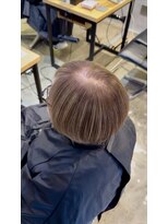 プラグ ヘアーデザイン 大名店(PLUG hair design)&nbsp;*ショートボブ/ショートヘア/脱白髪染め/白髪ぼかし/髪質改善