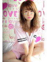 マーリャヘアー(mallia hair) シースルーバングうるつやロンググレージュ