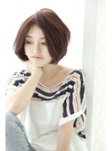 大人キレイ 前髪ナシのボブスタイル☆