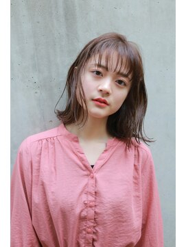 ラボ(Ravo) [Ravo]＊ナチュラルボブ×シースルバング＊THROWカラー