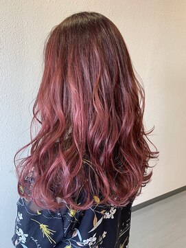 ジーナ バイ アルティナ(Dina by artina) ピンクバイオレット×グラマラスウェーブ  【Dina立川】