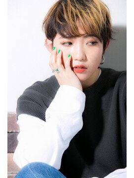 リノナ(Linona) バングハイライト無造作マッシュショート☆【Linona】2