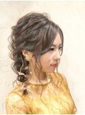 サイド編みおろし