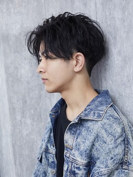 メンズ サロン ドット トウキョウ 町田店(men's salon dot. tokyo) センターパートスパイラルパーマ〔メンズカット/メンズパーマ〕
