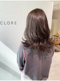 加工なしブリーチなし*隠しラベンダーグレージュ