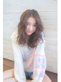 Sungoose カーキグレージュ大人かわいいフェザーバング