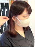 【ANNEXハザマ】イヤリングカラー×ピンクベージュ