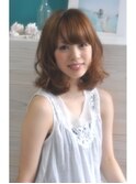 sungooseくびれヘアビタミンカラー着物ヘアメルティカラー