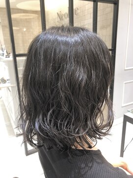 ネオリーブギンザ 銀座店(Neolive GINZA) 低温デジパで作る結べるボブ　レイヤーパーマスタイル