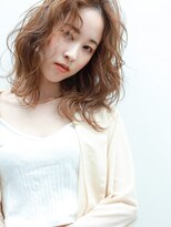 スリール バイ ミリー 江坂(Sourire by milly)&nbsp;【Sourire江坂】大人かわいい外はねこなれミディ×ブラウン