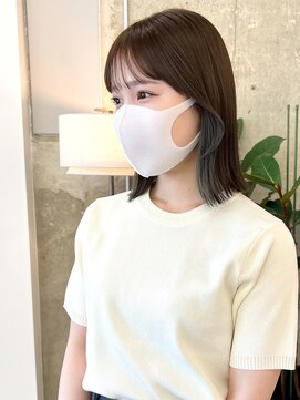 ノエ(noe) ボブ×オリーブベージュ