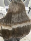 艶髪、オリーブベージュカラー