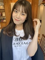 ガーランド (Garland)&nbsp;大人ミディアム/ミディアムレイヤー/ピンクベージュ/卵型