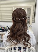 ハーフアップ