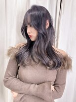 スイ(suii.)&nbsp;透ける暗髪カラー【Wカラー/ブルーラベンダー】担当/望月