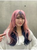インナーカラー、ケアブリーチ、ダブルカラー