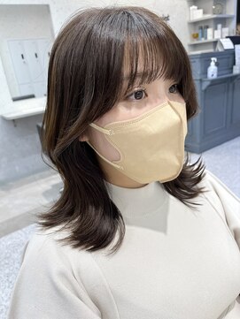 アデプト 北千住店(adept) 【adept北千住　エリスタイル】韓国風切りっぱなしくびれヘア