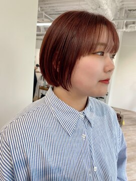 ラヴィズム(LUVISM) ピンクベージュダブルカラーブリーチ新潟万代