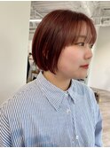 ピンクベージュダブルカラーブリーチ新潟万代