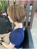 くせ毛ショート ショートボブ 丸みショート