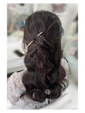 セットサロン ココ サイドハーフアップ