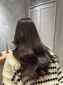 ラボヌールヘアー オリビエ 北千住店(La Bonheur hair Olivier) 艶カラーとレイヤーカット