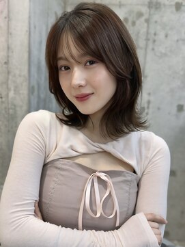 シー バイ ロンド 新宿(Sea by Lond) イメチェン×ピンクベージュ[アンブレラカラー/前髪]