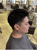 ツーブロベリーショート