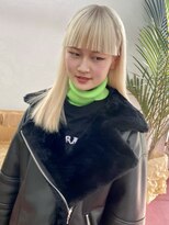 フィン(fin,)&nbsp;fin, ケアブリーチカラー/ハイトーン/ダブルカラー/パーマ/天神