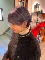 シャンプーボーイ セントラル 博多(SHAMPOO BOY central) ショート/ショートボブ/ハイライト/切りっぱなし/博多