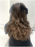 【新宿駅/新宿三丁目/ヘアセット/ハーフツイン/推し活ヘア】